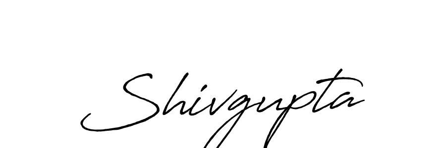 How to make Shivgupta name signature. Use Antro_Vectra_Bolder style for creating short signs online. This is the latest handwritten sign. Shivgupta signature style 7 images and pictures png