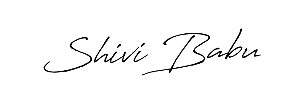 Once you've used our free online signature maker to create your best signature Antro_Vectra_Bolder style, it's time to enjoy all of the benefits that Shivi Babu name signing documents. Shivi Babu signature style 7 images and pictures png