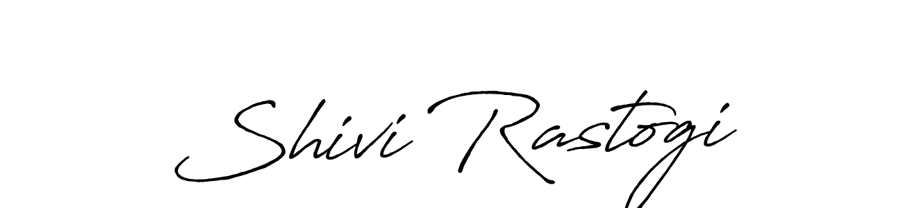 How to make Shivi Rastogi signature? Antro_Vectra_Bolder is a professional autograph style. Create handwritten signature for Shivi Rastogi name. Shivi Rastogi signature style 7 images and pictures png