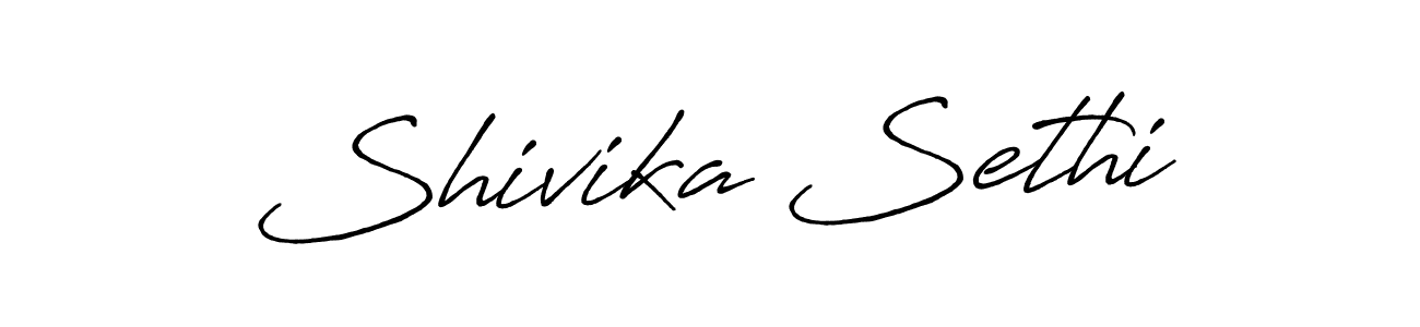 This is the best signature style for the Shivika Sethi name. Also you like these signature font (Antro_Vectra_Bolder). Mix name signature. Shivika Sethi signature style 7 images and pictures png