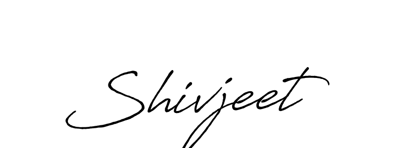 Shivjeet stylish signature style. Best Handwritten Sign (Antro_Vectra_Bolder) for my name. Handwritten Signature Collection Ideas for my name Shivjeet. Shivjeet signature style 7 images and pictures png