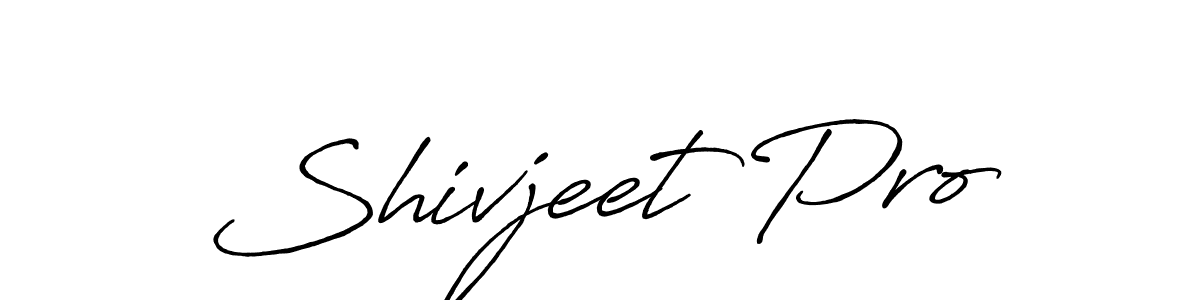 Design your own signature with our free online signature maker. With this signature software, you can create a handwritten (Antro_Vectra_Bolder) signature for name Shivjeet Pro. Shivjeet Pro signature style 7 images and pictures png