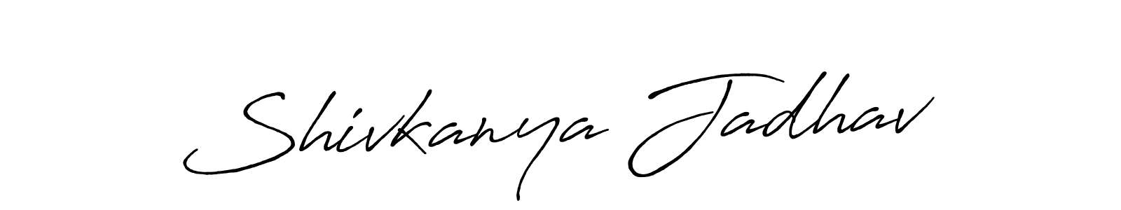 Make a short Shivkanya Jadhav signature style. Manage your documents anywhere anytime using Antro_Vectra_Bolder. Create and add eSignatures, submit forms, share and send files easily. Shivkanya Jadhav signature style 7 images and pictures png
