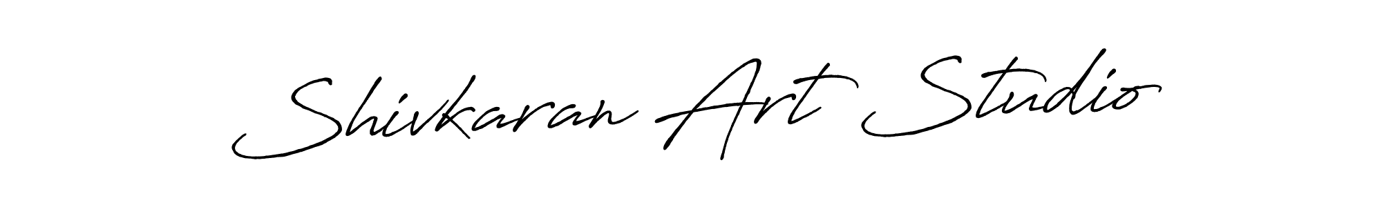 You should practise on your own different ways (Antro_Vectra_Bolder) to write your name (Shivkaran Art Studio) in signature. don't let someone else do it for you. Shivkaran Art Studio signature style 7 images and pictures png