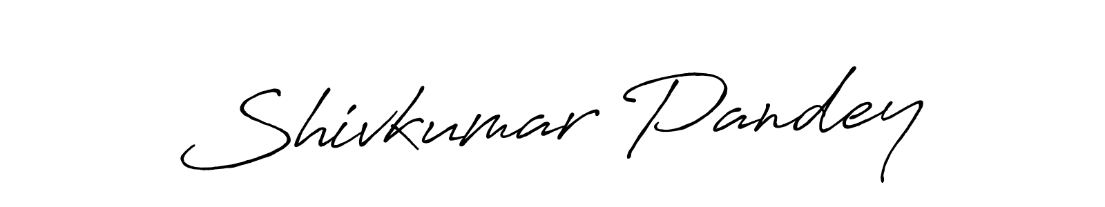 You should practise on your own different ways (Antro_Vectra_Bolder) to write your name (Shivkumar Pandey) in signature. don't let someone else do it for you. Shivkumar Pandey signature style 7 images and pictures png