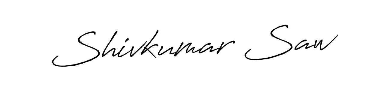 Create a beautiful signature design for name Shivkumar Saw. With this signature (Antro_Vectra_Bolder) fonts, you can make a handwritten signature for free. Shivkumar Saw signature style 7 images and pictures png