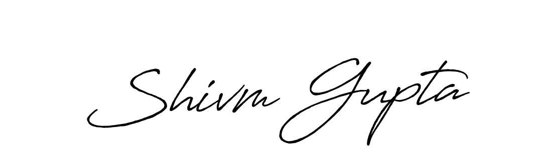 Make a beautiful signature design for name Shivm Gupta. Use this online signature maker to create a handwritten signature for free. Shivm Gupta signature style 7 images and pictures png