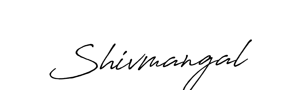 How to make Shivmangal name signature. Use Antro_Vectra_Bolder style for creating short signs online. This is the latest handwritten sign. Shivmangal signature style 7 images and pictures png