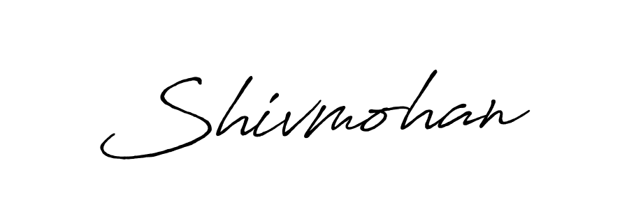 How to make Shivmohan signature? Antro_Vectra_Bolder is a professional autograph style. Create handwritten signature for Shivmohan name. Shivmohan signature style 7 images and pictures png
