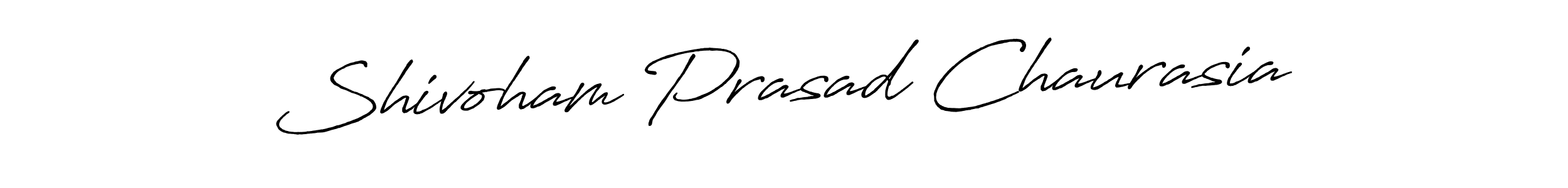 Similarly Antro_Vectra_Bolder is the best handwritten signature design. Signature creator online .You can use it as an online autograph creator for name Shivoham Prasad Chaurasia. Shivoham Prasad Chaurasia signature style 7 images and pictures png