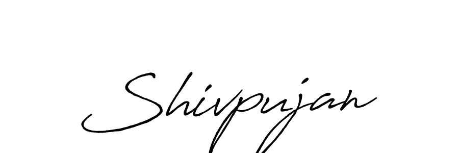 How to make Shivpujan name signature. Use Antro_Vectra_Bolder style for creating short signs online. This is the latest handwritten sign. Shivpujan signature style 7 images and pictures png