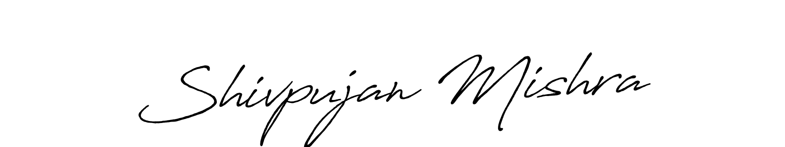 Design your own signature with our free online signature maker. With this signature software, you can create a handwritten (Antro_Vectra_Bolder) signature for name Shivpujan Mishra. Shivpujan Mishra signature style 7 images and pictures png