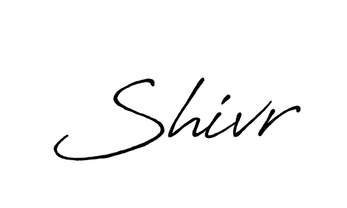 How to make Shivr name signature. Use Antro_Vectra_Bolder style for creating short signs online. This is the latest handwritten sign. Shivr signature style 7 images and pictures png