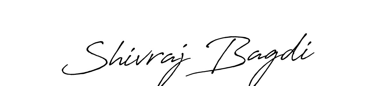 How to make Shivraj Bagdi name signature. Use Antro_Vectra_Bolder style for creating short signs online. This is the latest handwritten sign. Shivraj Bagdi signature style 7 images and pictures png