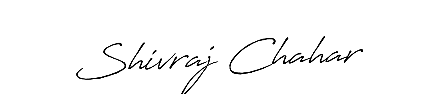 The best way (Antro_Vectra_Bolder) to make a short signature is to pick only two or three words in your name. The name Shivraj Chahar include a total of six letters. For converting this name. Shivraj Chahar signature style 7 images and pictures png