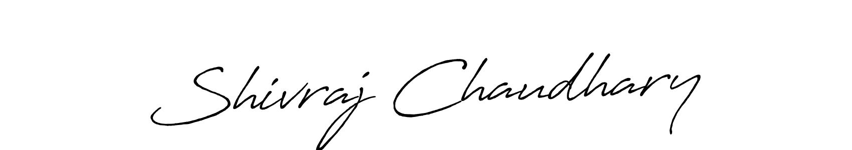 Make a beautiful signature design for name Shivraj Chaudhary. With this signature (Antro_Vectra_Bolder) style, you can create a handwritten signature for free. Shivraj Chaudhary signature style 7 images and pictures png
