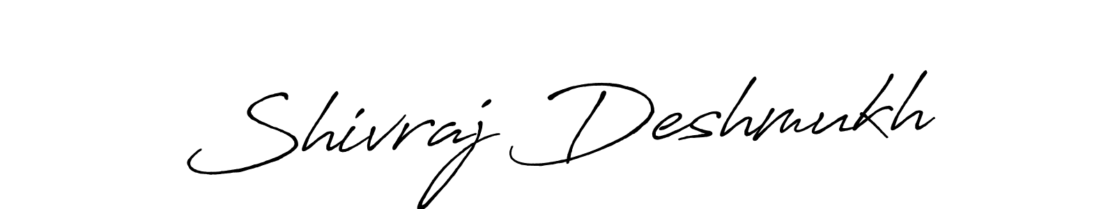Design your own signature with our free online signature maker. With this signature software, you can create a handwritten (Antro_Vectra_Bolder) signature for name Shivraj Deshmukh. Shivraj Deshmukh signature style 7 images and pictures png