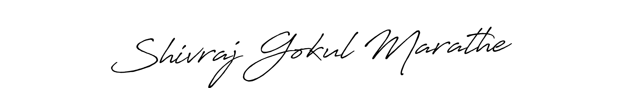 The best way (Antro_Vectra_Bolder) to make a short signature is to pick only two or three words in your name. The name Shivraj Gokul Marathe include a total of six letters. For converting this name. Shivraj Gokul Marathe signature style 7 images and pictures png