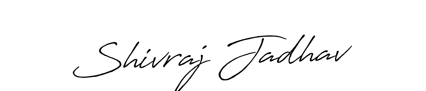 Design your own signature with our free online signature maker. With this signature software, you can create a handwritten (Antro_Vectra_Bolder) signature for name Shivraj Jadhav. Shivraj Jadhav signature style 7 images and pictures png