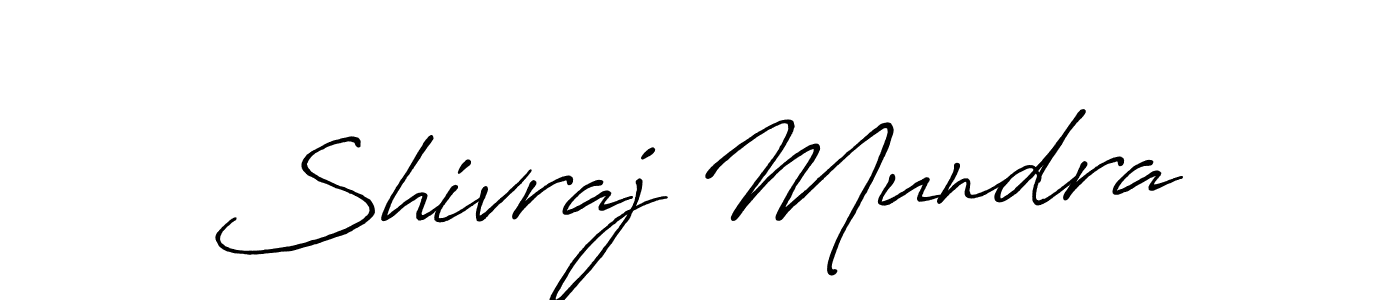 How to make Shivraj Mundra signature? Antro_Vectra_Bolder is a professional autograph style. Create handwritten signature for Shivraj Mundra name. Shivraj Mundra signature style 7 images and pictures png