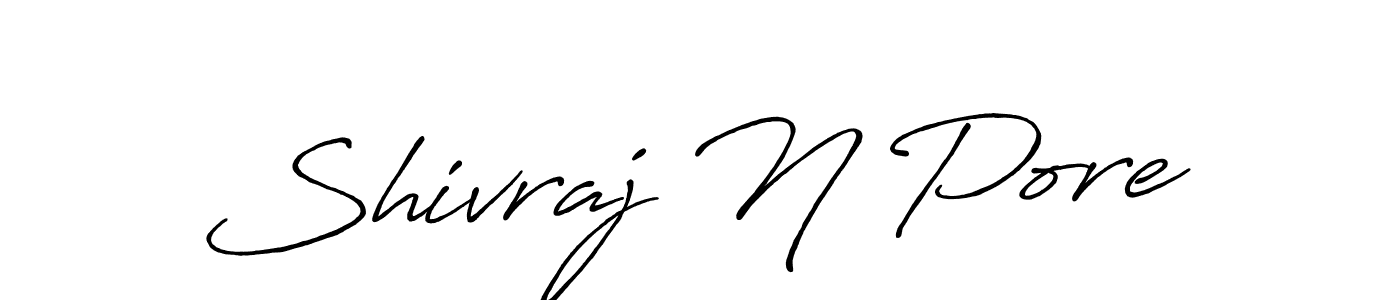 Also You can easily find your signature by using the search form. We will create Shivraj N Pore name handwritten signature images for you free of cost using Antro_Vectra_Bolder sign style. Shivraj N Pore signature style 7 images and pictures png