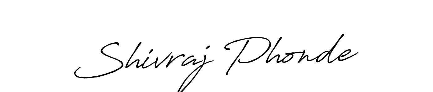 Similarly Antro_Vectra_Bolder is the best handwritten signature design. Signature creator online .You can use it as an online autograph creator for name Shivraj Phonde. Shivraj Phonde signature style 7 images and pictures png