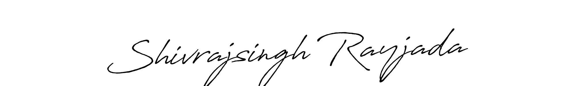 Make a beautiful signature design for name Shivrajsingh Rayjada. With this signature (Antro_Vectra_Bolder) style, you can create a handwritten signature for free. Shivrajsingh Rayjada signature style 7 images and pictures png