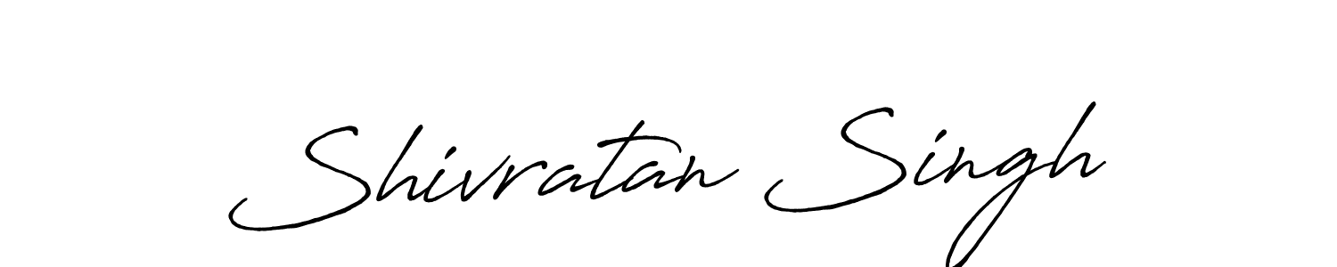 Make a beautiful signature design for name Shivratan Singh. With this signature (Antro_Vectra_Bolder) style, you can create a handwritten signature for free. Shivratan Singh signature style 7 images and pictures png