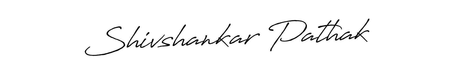 Design your own signature with our free online signature maker. With this signature software, you can create a handwritten (Antro_Vectra_Bolder) signature for name Shivshankar Pathak. Shivshankar Pathak signature style 7 images and pictures png