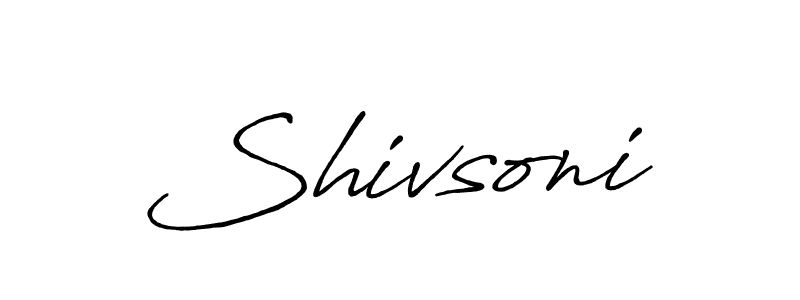 Once you've used our free online signature maker to create your best signature Antro_Vectra_Bolder style, it's time to enjoy all of the benefits that Shivsoni name signing documents. Shivsoni signature style 7 images and pictures png