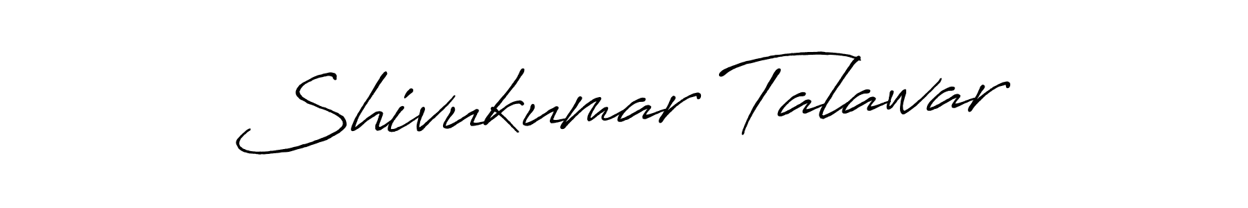 Create a beautiful signature design for name Shivukumar Talawar. With this signature (Antro_Vectra_Bolder) fonts, you can make a handwritten signature for free. Shivukumar Talawar signature style 7 images and pictures png