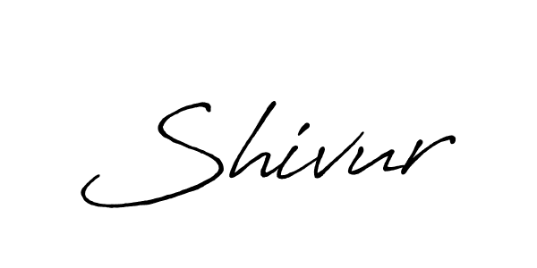 The best way (Antro_Vectra_Bolder) to make a short signature is to pick only two or three words in your name. The name Shivur include a total of six letters. For converting this name. Shivur signature style 7 images and pictures png