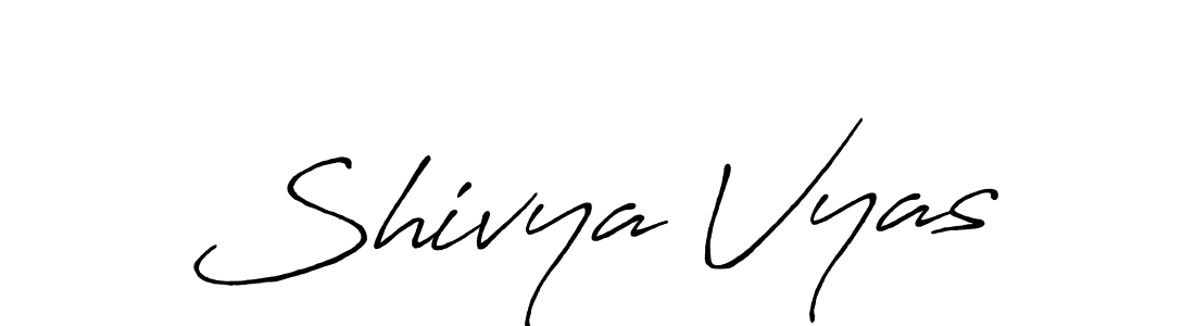 It looks lik you need a new signature style for name Shivya Vyas. Design unique handwritten (Antro_Vectra_Bolder) signature with our free signature maker in just a few clicks. Shivya Vyas signature style 7 images and pictures png