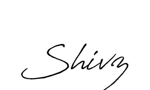 Make a beautiful signature design for name Shivz. Use this online signature maker to create a handwritten signature for free. Shivz signature style 7 images and pictures png