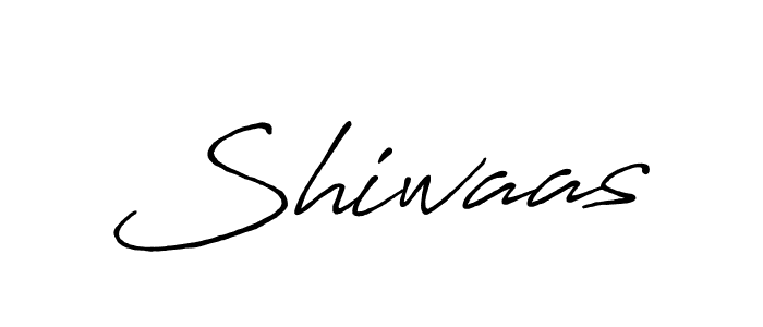 Use a signature maker to create a handwritten signature online. With this signature software, you can design (Antro_Vectra_Bolder) your own signature for name Shiwaas. Shiwaas signature style 7 images and pictures png