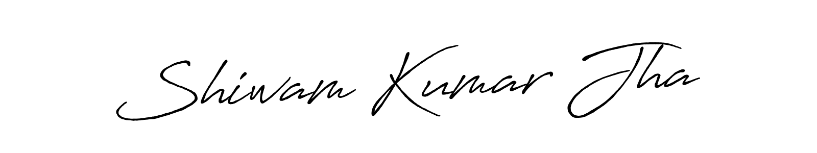 Also we have Shiwam Kumar Jha name is the best signature style. Create professional handwritten signature collection using Antro_Vectra_Bolder autograph style. Shiwam Kumar Jha signature style 7 images and pictures png