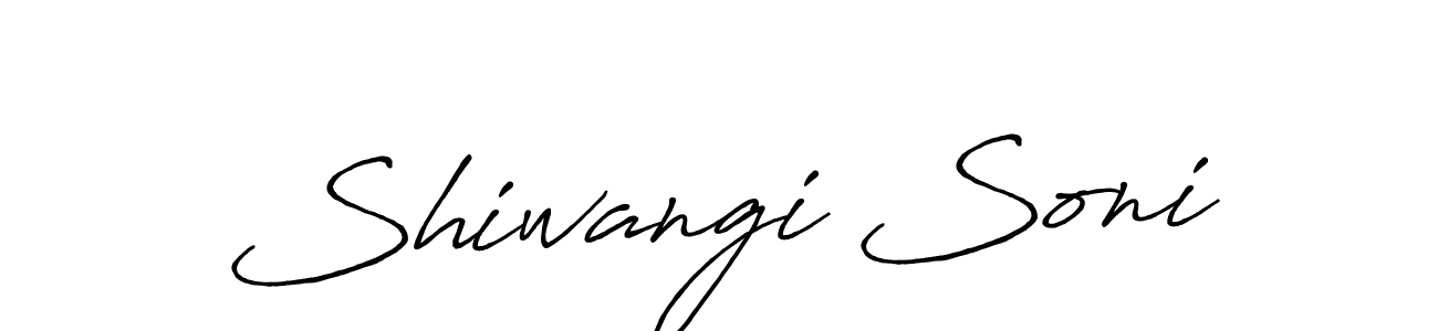 Design your own signature with our free online signature maker. With this signature software, you can create a handwritten (Antro_Vectra_Bolder) signature for name Shiwangi Soni. Shiwangi Soni signature style 7 images and pictures png
