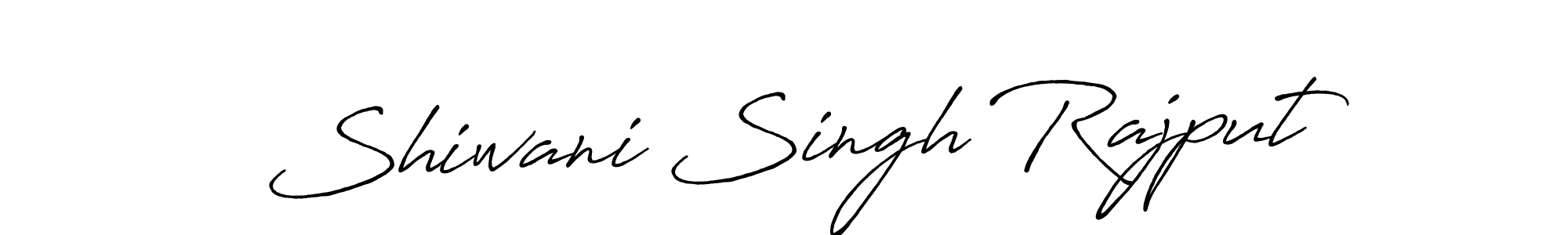 Make a beautiful signature design for name Shiwani Singh Rajput. With this signature (Antro_Vectra_Bolder) style, you can create a handwritten signature for free. Shiwani Singh Rajput signature style 7 images and pictures png