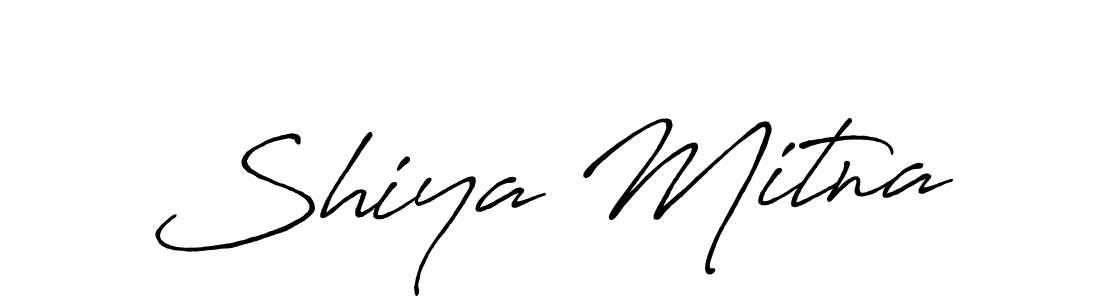 How to make Shiya Mitna signature? Antro_Vectra_Bolder is a professional autograph style. Create handwritten signature for Shiya Mitna name. Shiya Mitna signature style 7 images and pictures png