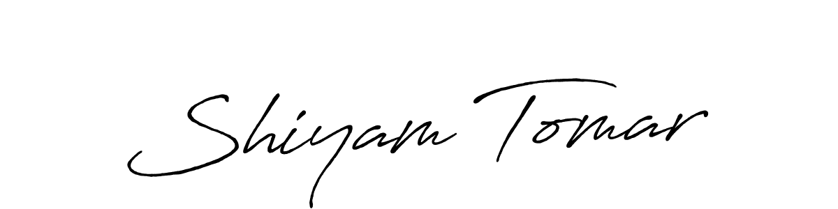 Once you've used our free online signature maker to create your best signature Antro_Vectra_Bolder style, it's time to enjoy all of the benefits that Shiyam Tomar name signing documents. Shiyam Tomar signature style 7 images and pictures png