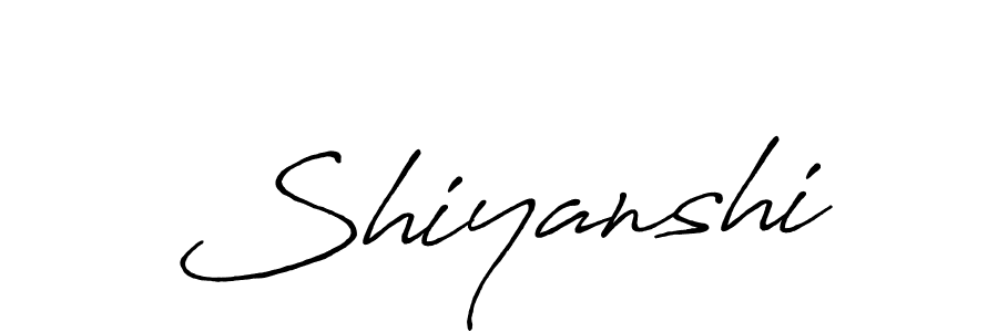 The best way (Antro_Vectra_Bolder) to make a short signature is to pick only two or three words in your name. The name Shiyanshi include a total of six letters. For converting this name. Shiyanshi signature style 7 images and pictures png