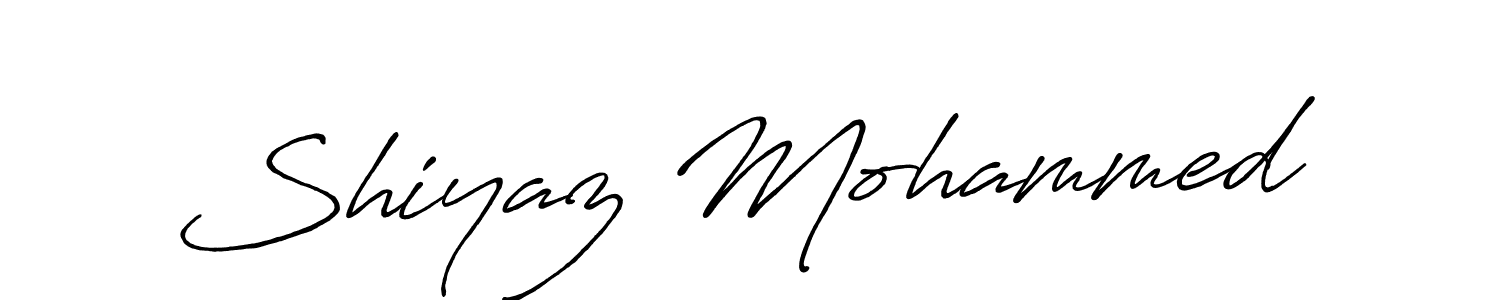 Antro_Vectra_Bolder is a professional signature style that is perfect for those who want to add a touch of class to their signature. It is also a great choice for those who want to make their signature more unique. Get Shiyaz Mohammed name to fancy signature for free. Shiyaz Mohammed signature style 7 images and pictures png