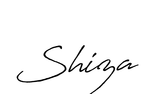 Shiza stylish signature style. Best Handwritten Sign (Antro_Vectra_Bolder) for my name. Handwritten Signature Collection Ideas for my name Shiza. Shiza signature style 7 images and pictures png