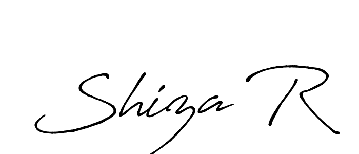 Make a beautiful signature design for name Shiza R. Use this online signature maker to create a handwritten signature for free. Shiza R signature style 7 images and pictures png