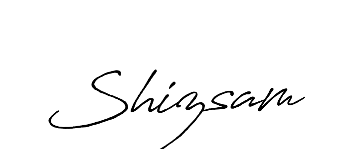 Once you've used our free online signature maker to create your best signature Antro_Vectra_Bolder style, it's time to enjoy all of the benefits that Shizsam name signing documents. Shizsam signature style 7 images and pictures png