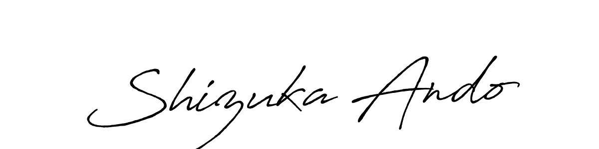 Also You can easily find your signature by using the search form. We will create Shizuka Ando name handwritten signature images for you free of cost using Antro_Vectra_Bolder sign style. Shizuka Ando signature style 7 images and pictures png
