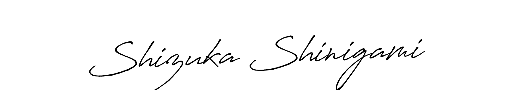 The best way (Antro_Vectra_Bolder) to make a short signature is to pick only two or three words in your name. The name Shizuka Shinigami include a total of six letters. For converting this name. Shizuka Shinigami signature style 7 images and pictures png