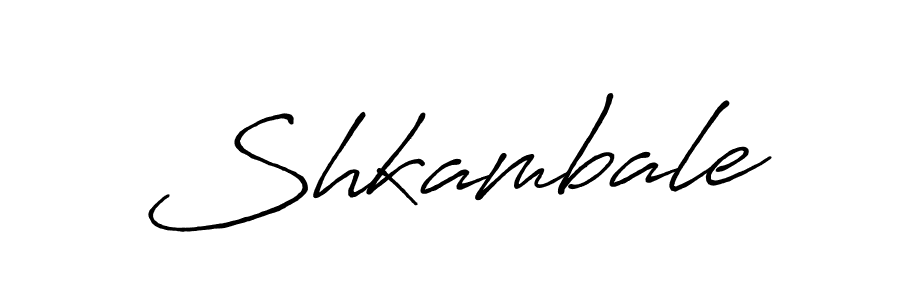 Design your own signature with our free online signature maker. With this signature software, you can create a handwritten (Antro_Vectra_Bolder) signature for name Shkambale. Shkambale signature style 7 images and pictures png