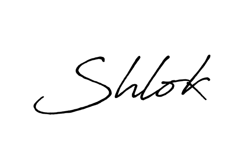 How to make Shlok signature? Antro_Vectra_Bolder is a professional autograph style. Create handwritten signature for Shlok name. Shlok signature style 7 images and pictures png