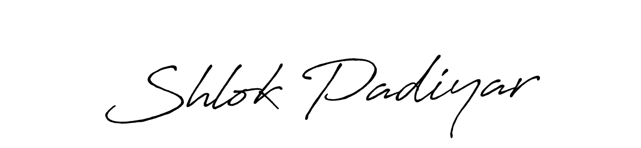 How to make Shlok Padiyar signature? Antro_Vectra_Bolder is a professional autograph style. Create handwritten signature for Shlok Padiyar name. Shlok Padiyar signature style 7 images and pictures png